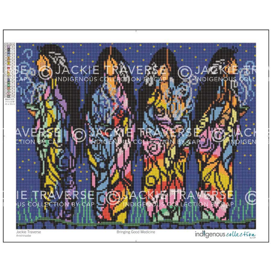 Bringing Good Medicine Diamond Art Kit by artist Jackie Traverse