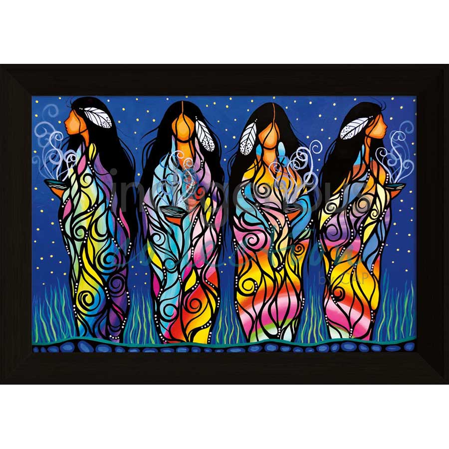 Bringing Good Medicine by artist Jackie Traverse - Anishinaabe. Indigenous Collection