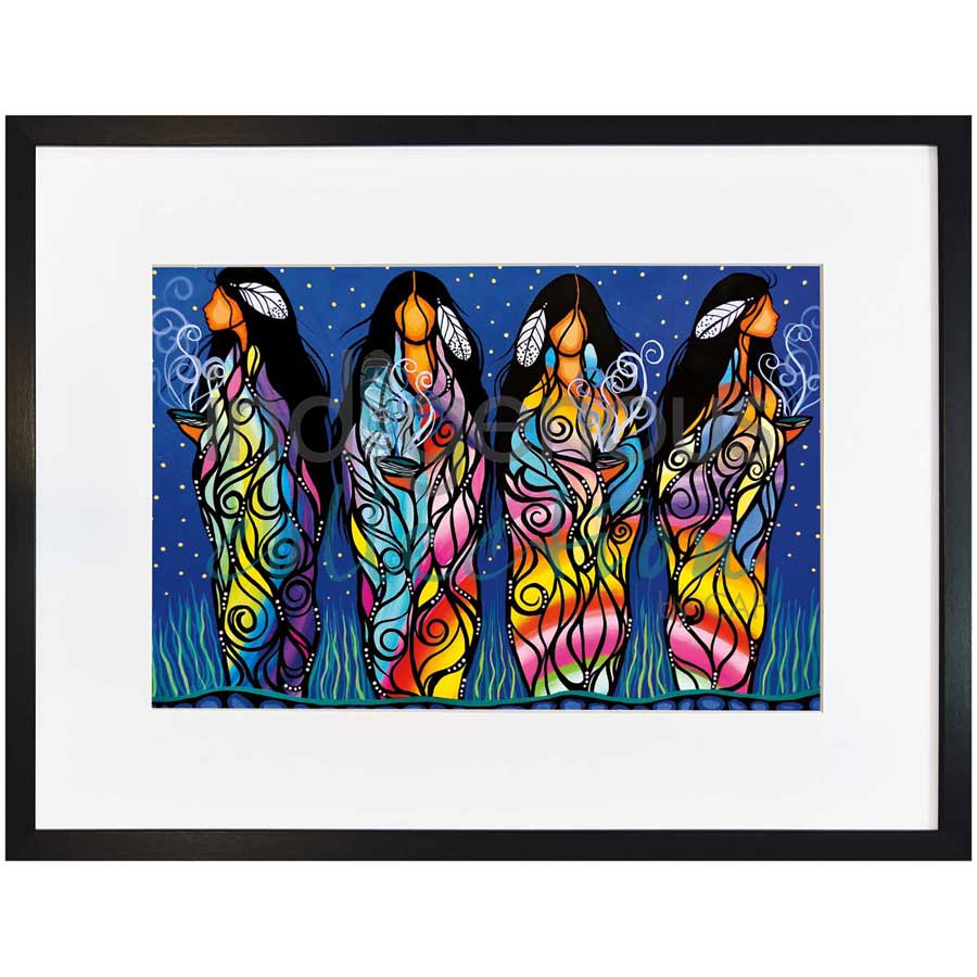 Bringing Good Medicine by artist Jackie Traverse - Anishinaabe. Indigenous Collection