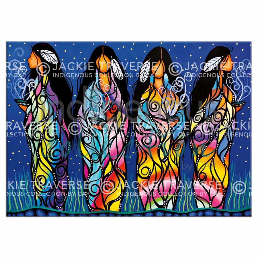 Bringing Good Medicine Magnets by artist Jackie Traverse