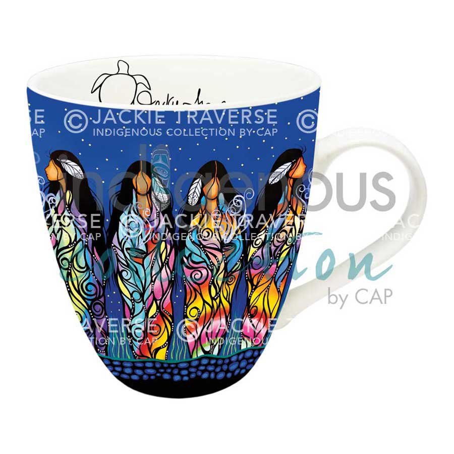 Bringing Good Medicine 18 oz. Signature Mug by artist Jackie Traverse