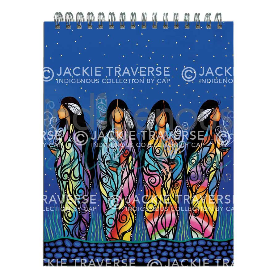 Bringing Good Medicine Sketchbook by artist Jackie Traverse. Indigenous Collection.