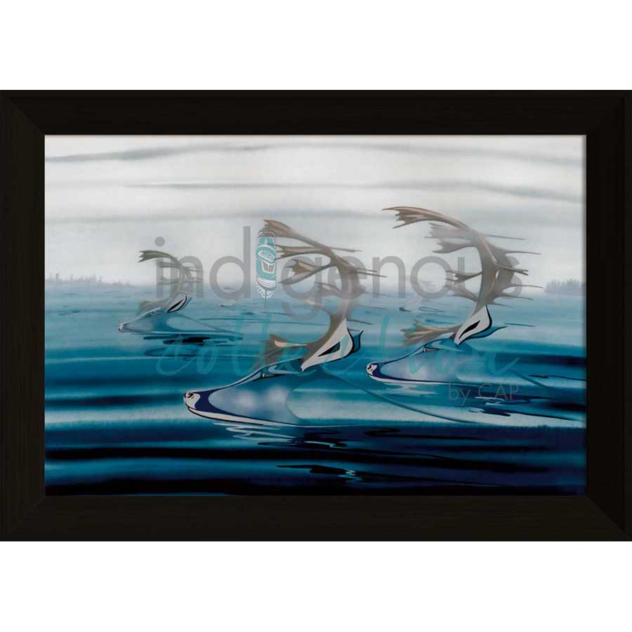 Misty Traverse by artist Rick Beaver - Ojibway. Indigenous Collection
