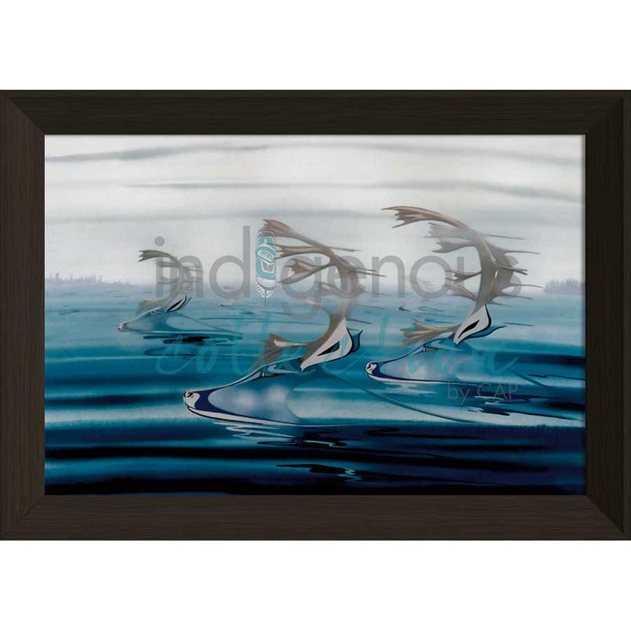Misty Traverse by artist Rick Beaver - Ojibway. Indigenous Collection