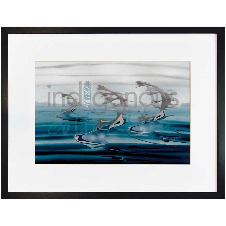 Misty Traverse by artist Rick Beaver - Ojibway. Indigenous Collection