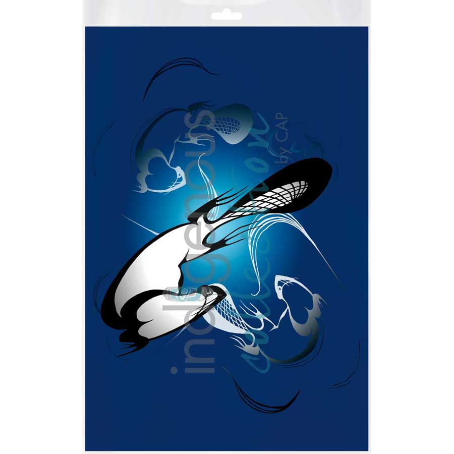 Swirling Beavers by artist Rick Beaver - Ojibway. Indigenous Collection