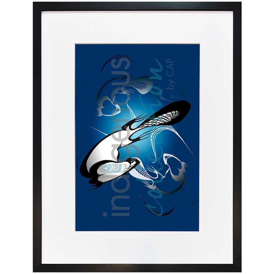 Swirling Beavers by artist Rick Beaver - Ojibway. Indigenous Collection