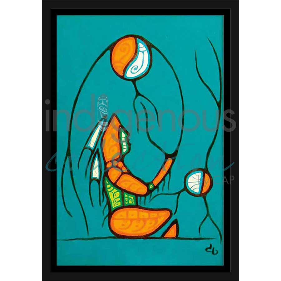 Warroir Spirit by artist David Brooks - Mi'kmaq. Indigenous Collection