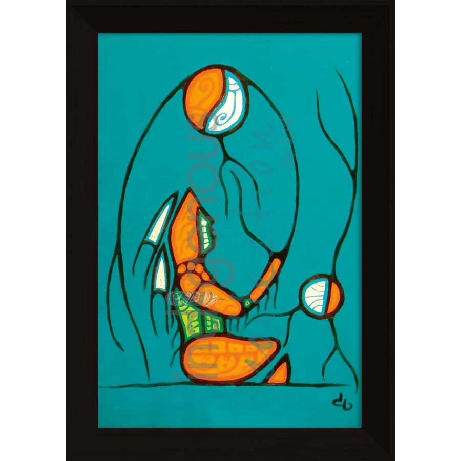 Warroir Spirit by artist David Brooks - Mi'kmaq. Indigenous Collection