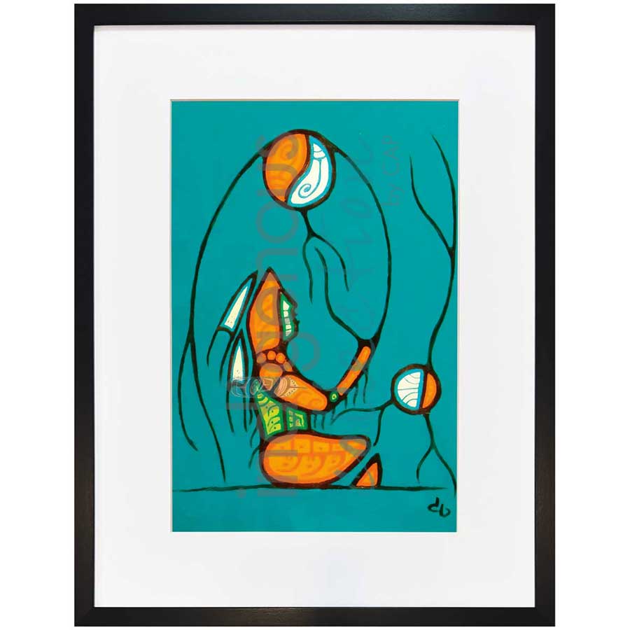 Warroir Spirit by artist David Brooks - Mi'kmaq. Indigenous Collection