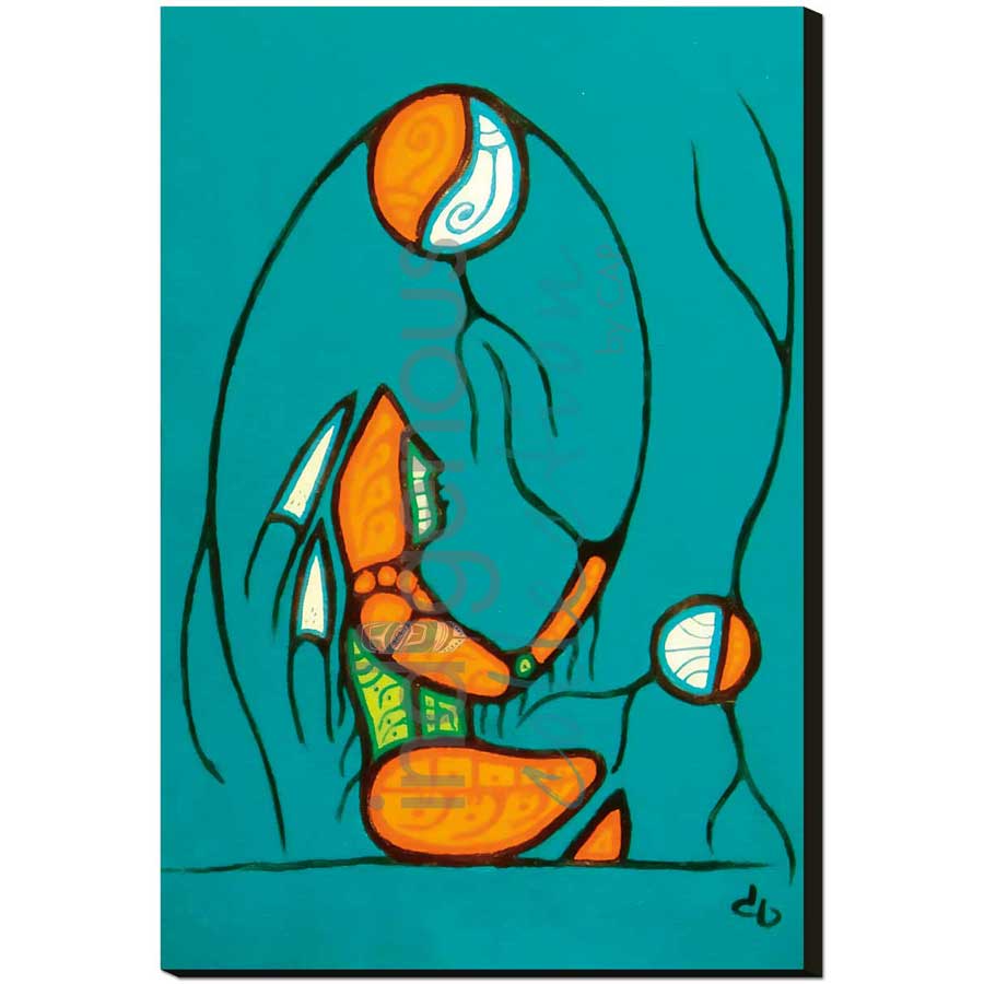 Warroir Spirit by artist David Brooks - Mi'kmaq. Indigenous Collection