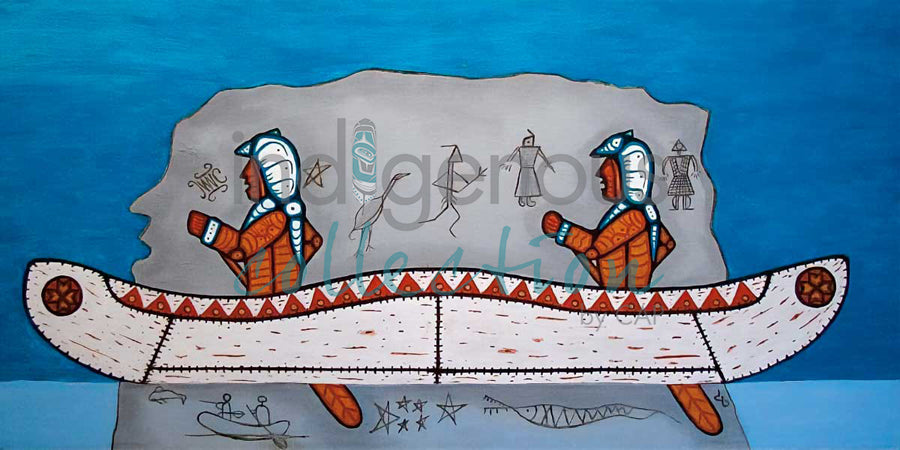 Mi'kMaq Ancestors by artist David Brooks