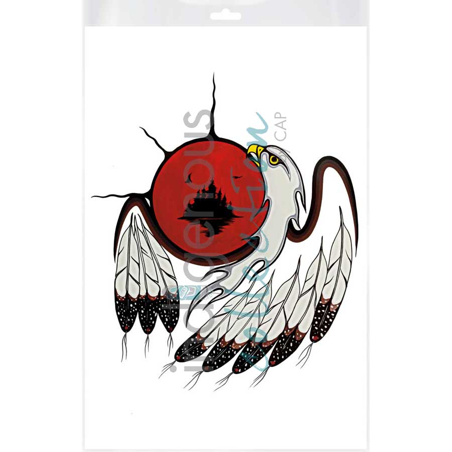 Taking Care by artist Kurt Flett - Oji-Cree. Indigenous Collection