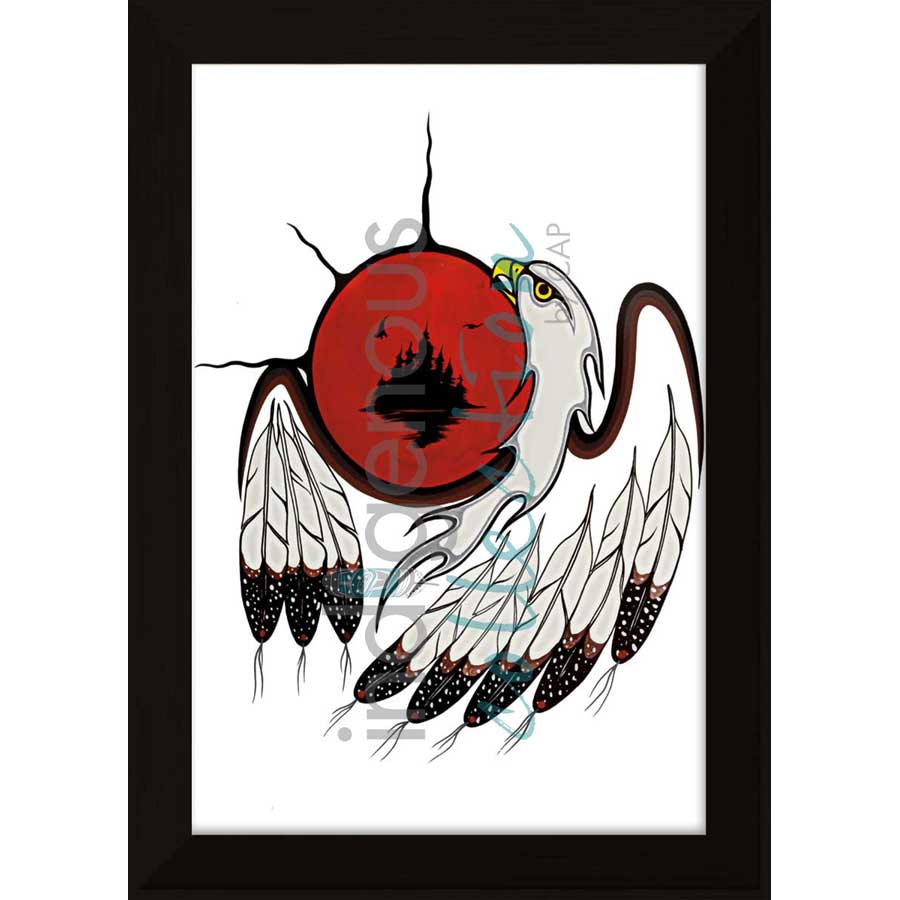 Taking Care by artist Kurt Flett - Oji-Cree. Indigenous Collection