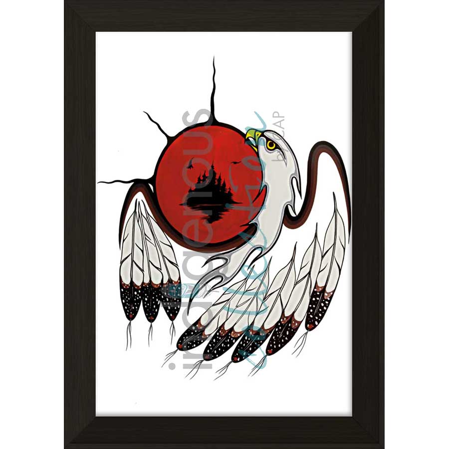 Taking Care by artist Kurt Flett - Oji-Cree. Indigenous Collection