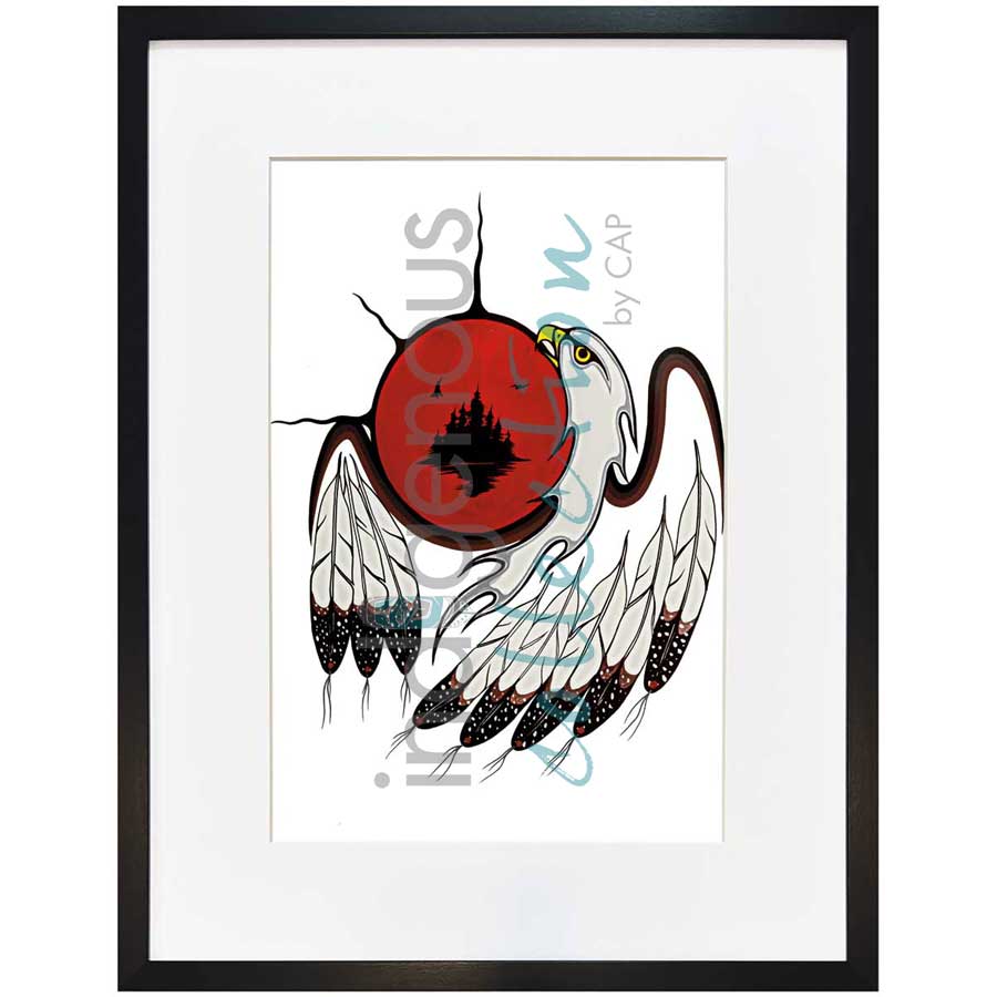 Taking Care by artist Kurt Flett - Oji-Cree. Indigenous Collection
