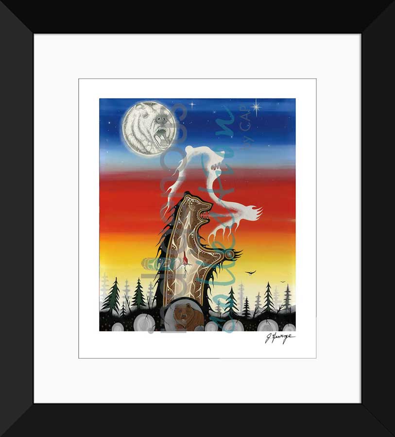 Bear Moon Limited Edition. Indigenous Collection