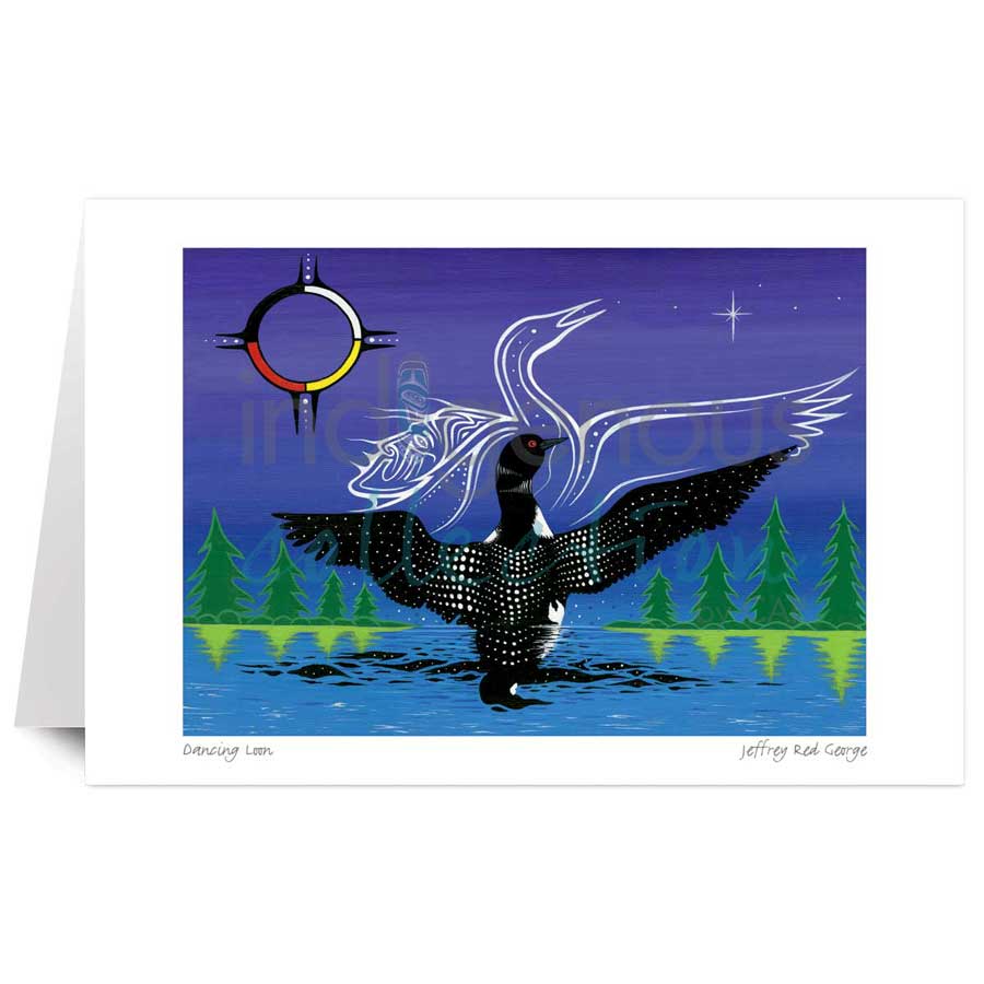 Dancing Loon by artist Jeffrey Red George