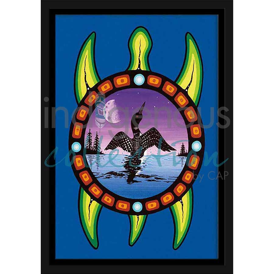 Leadership by artist Jeffrey Red George - Ojibway. Indigenous Collection