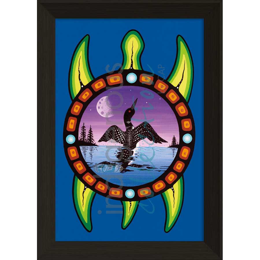 Leadership by artist Jeffrey Red George - Ojibway. Indigenous Collection