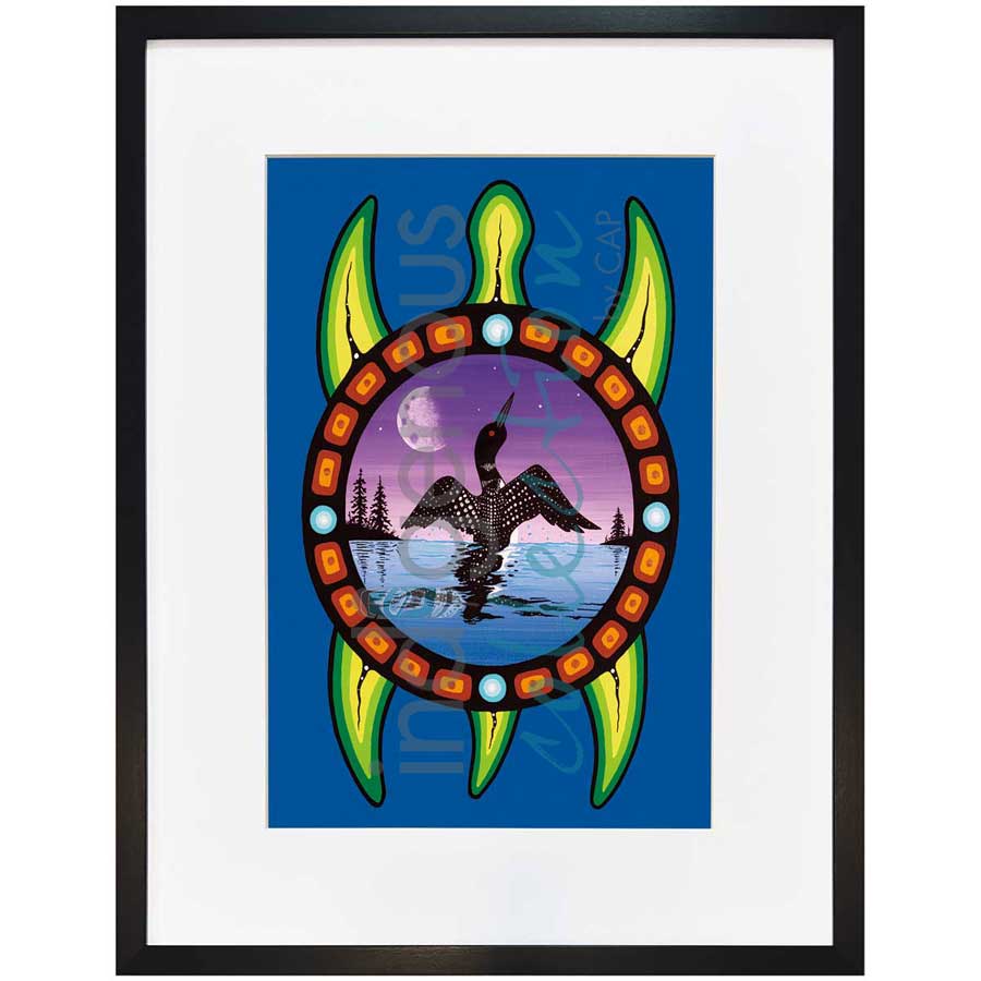 Leadership by artist Jeffrey Red George - Ojibway. Indigenous Collection