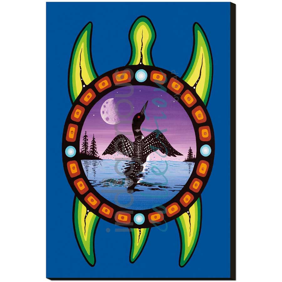 Leadership by artist Jeffrey Red George - Ojibway. Indigenous Collection
