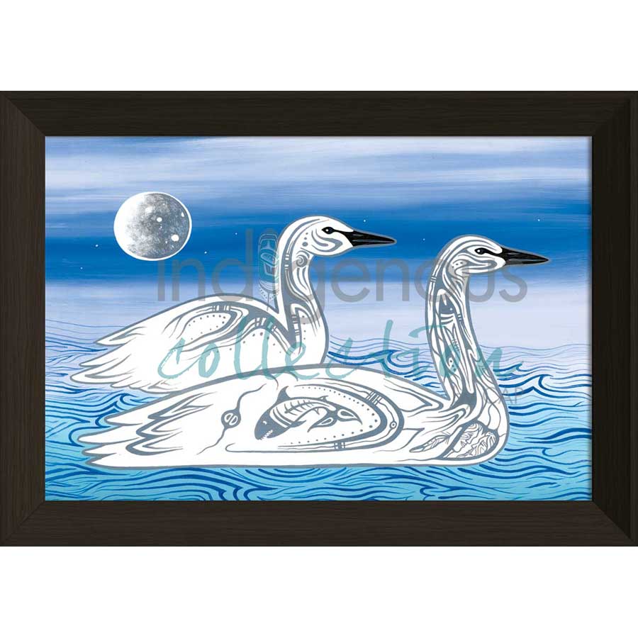 Soulmates by artist Jeffrey Red George - Ojibway. Indigenous Collection