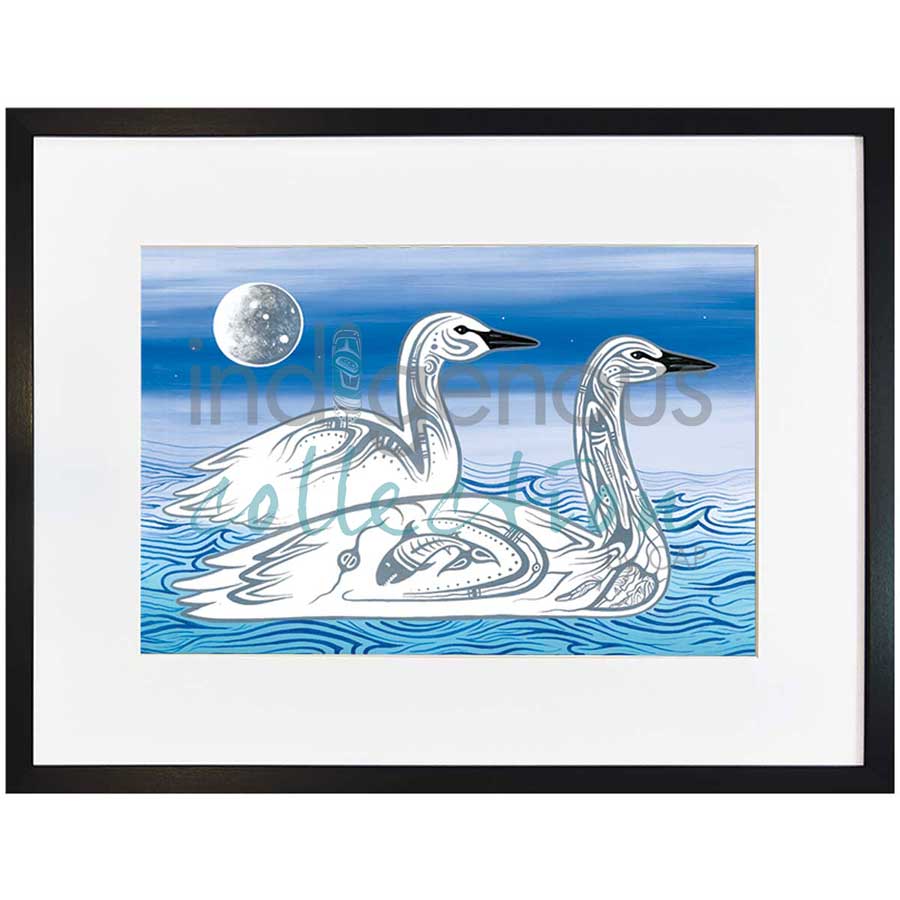 Soulmates by artist Jeffrey Red George - Ojibway. Indigenous Collection