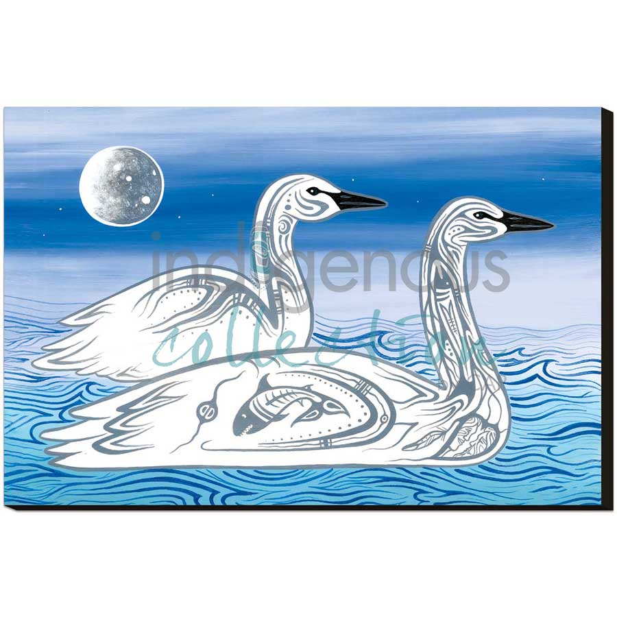 Soulmates by artist Jeffrey Red George - Ojibway. Indigenous Collection