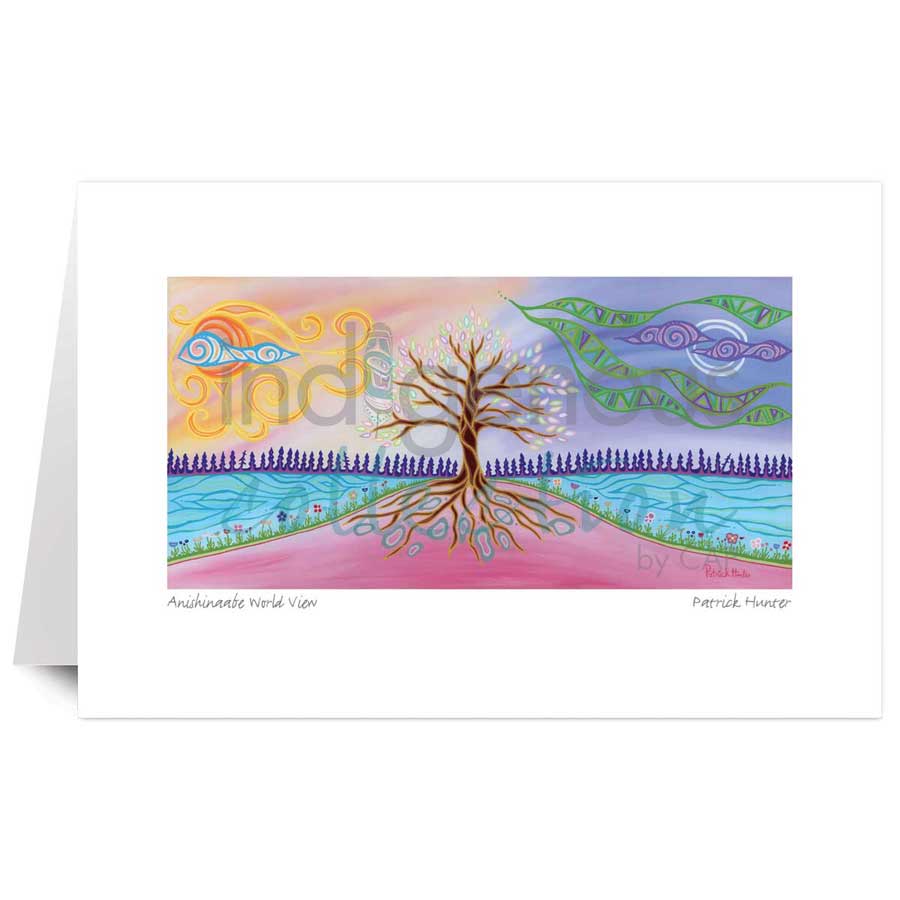 Anishinaabe World View by artist Patrick Hunter