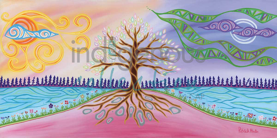 Anishinaabe World View by artist Patrick Hunter