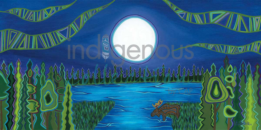 Mooz at Midnight by artist Patrick Hunter