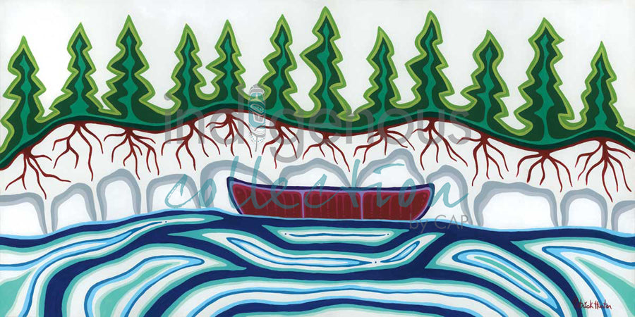 Ode to the Canoe by artist Patrick Hunter