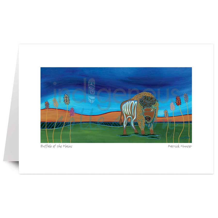Buffalo of the Plains by artist Patrick Hunter