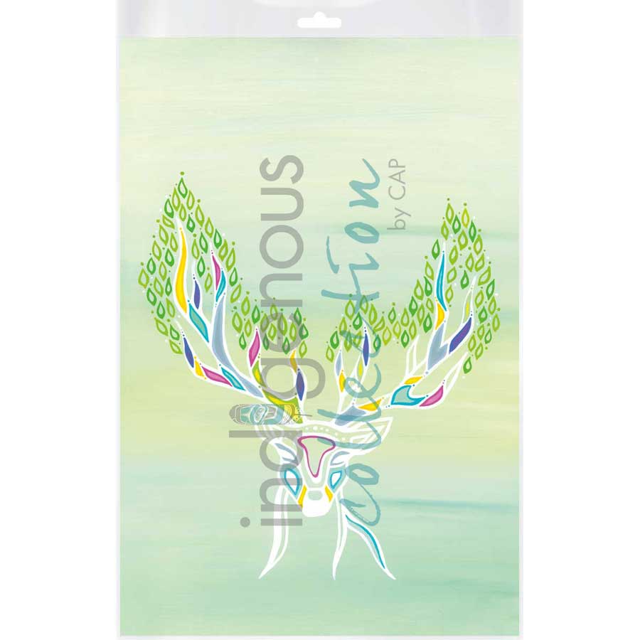 Deer Spirit by artist Patrick Hunter - Ojibway. Indigenous Collection