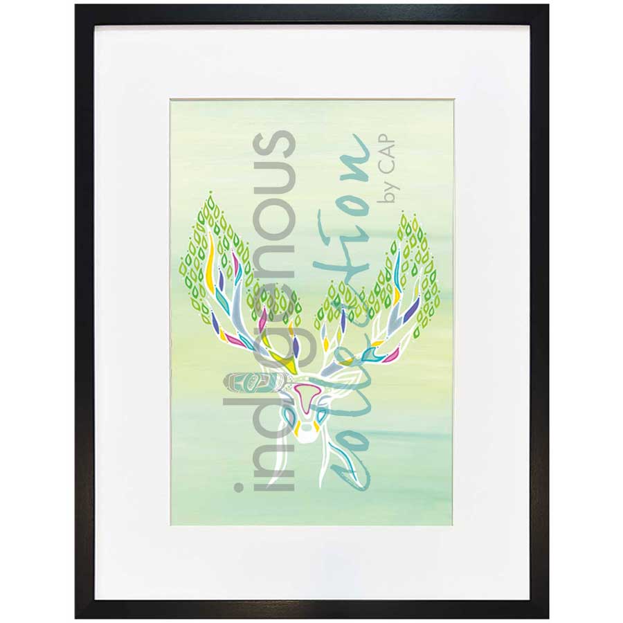 Deer Spirit by artist Patrick Hunter - Ojibway. Indigenous Collection