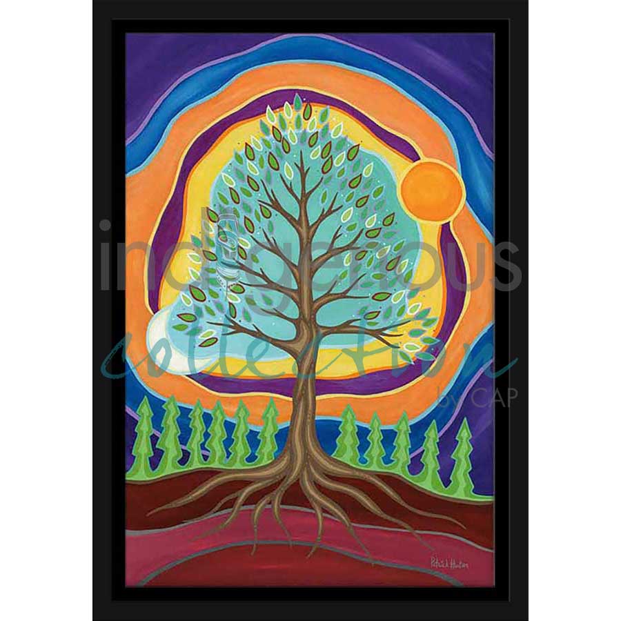 Positive Energy Exchange by artist Patrick Hunter - Ojibway. Indigenous Collection
