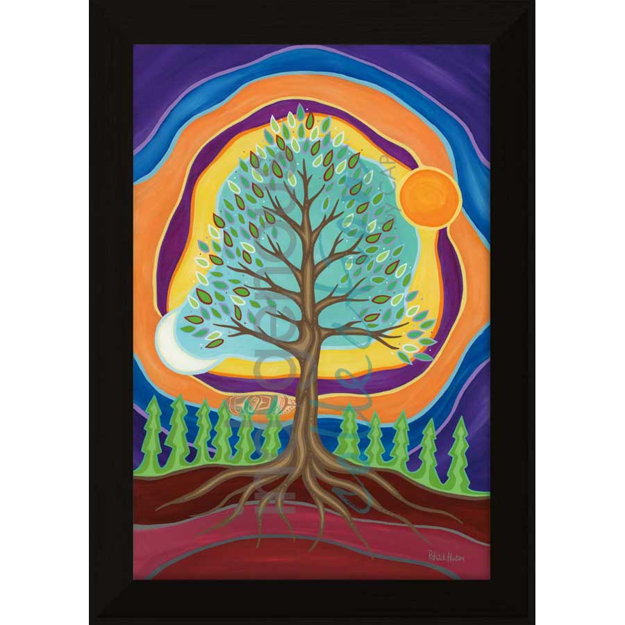Positive Energy Exchange by artist Patrick Hunter - Ojibway. Indigenous Collection