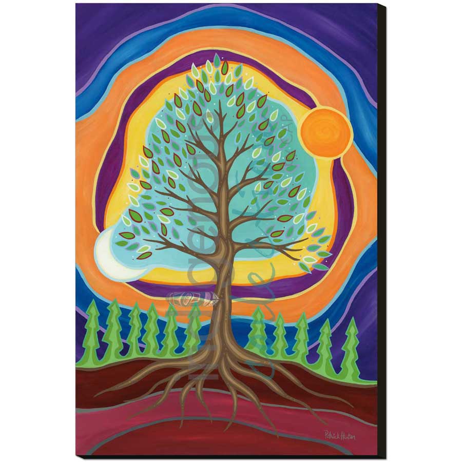 Positive Energy Exchange by artist Patrick Hunter - Ojibway. Indigenous Collection