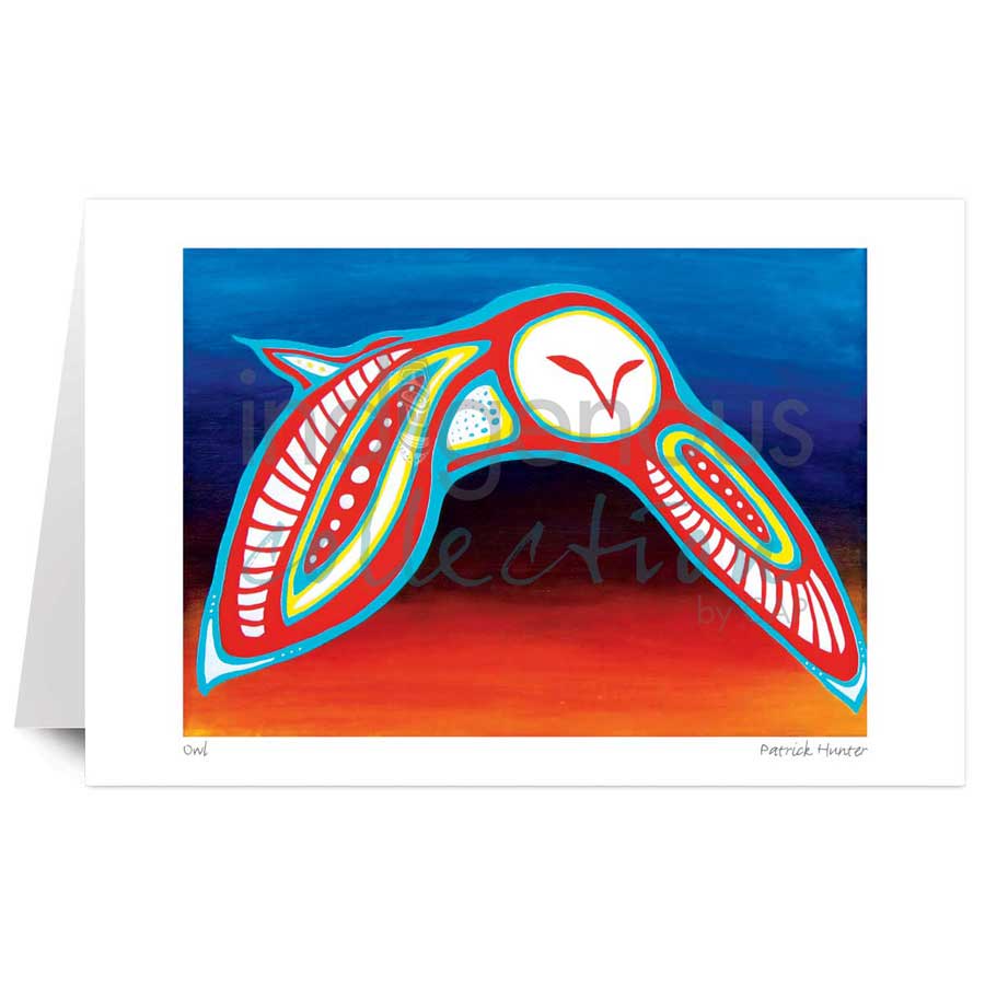 Owl by artist Patrick Hunter