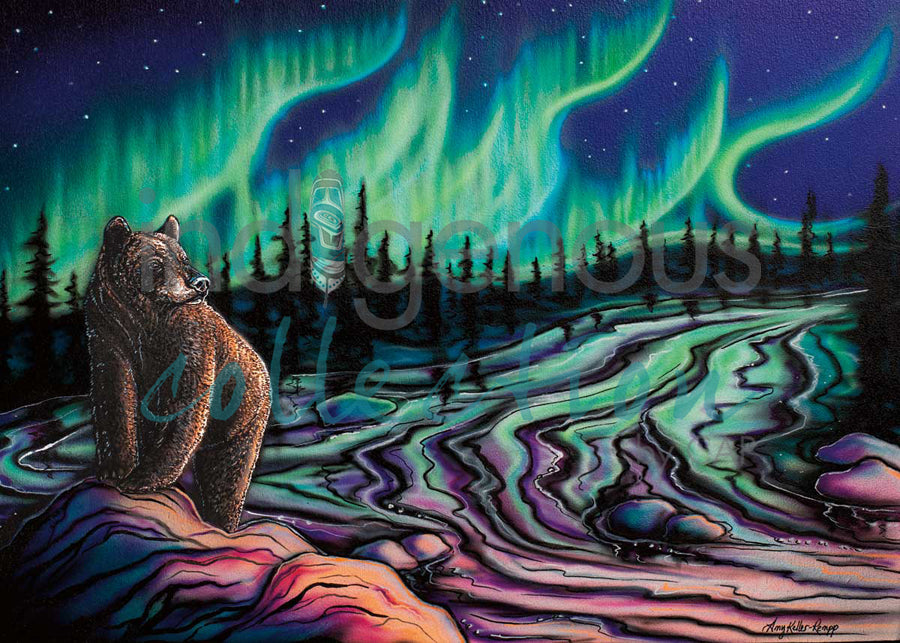 Sky Dance - Northern Light by artist Amy Keller-Rempp