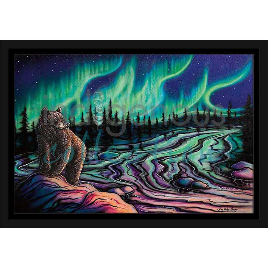 Sky Dance - Northern Light by artist Amy Keller-Rempp - Mohawk. Indigenous Collection