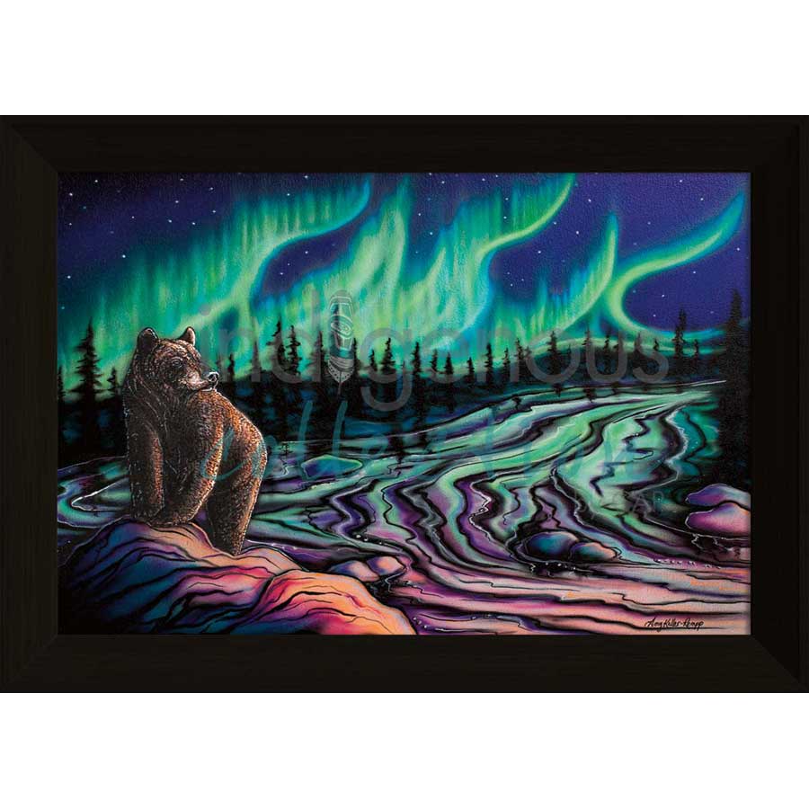 Sky Dance - Northern Light by artist Amy Keller-Rempp - Mohawk. Indigenous Collection