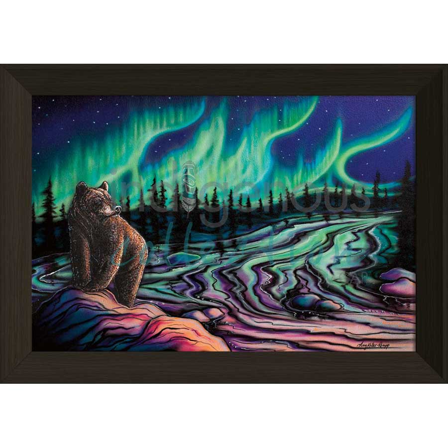 Sky Dance - Northern Light by artist Amy Keller-Rempp - Mohawk. Indigenous Collection