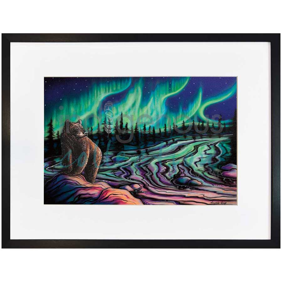 Sky Dance - Northern Light by artist Amy Keller-Rempp - Mohawk. Indigenous Collection