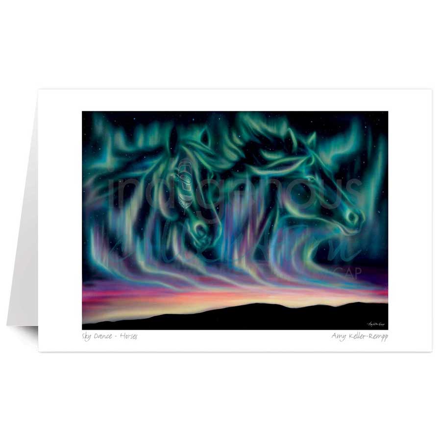 Sky Dance - Horses by artist Amy Keller-Rempp