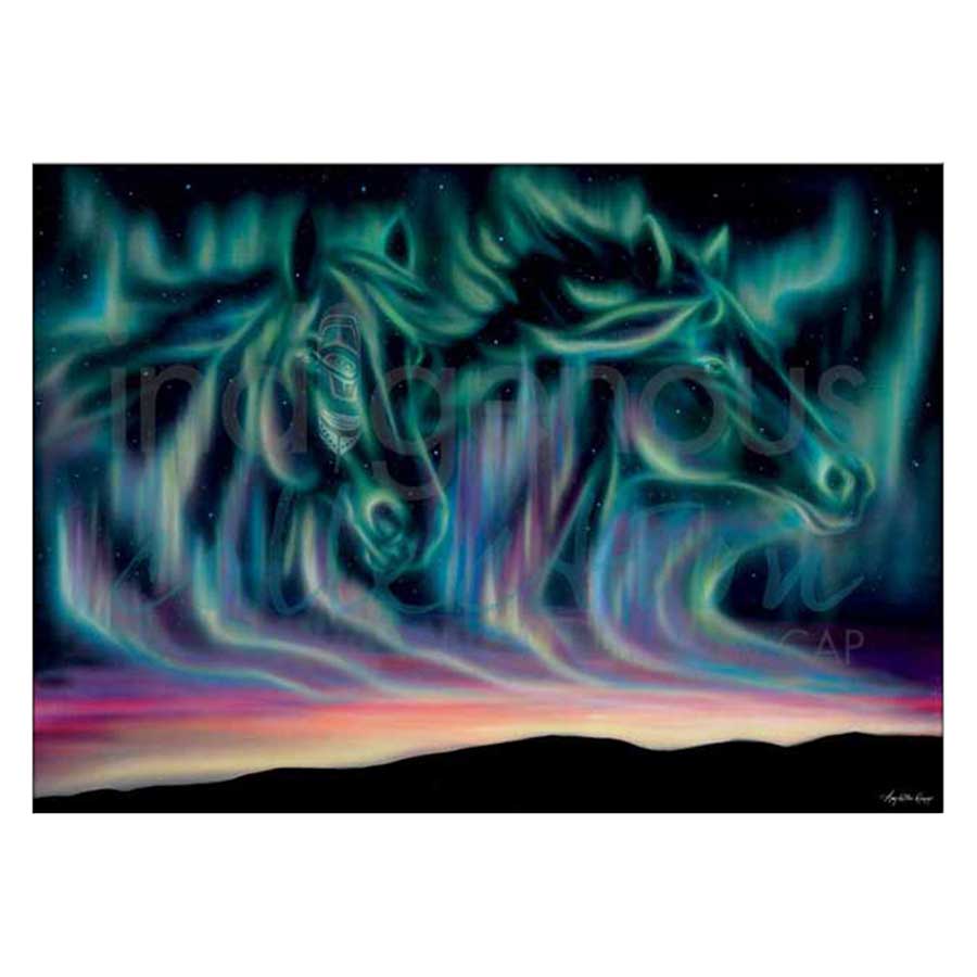 Sky Dance - Horses Canvas Prints