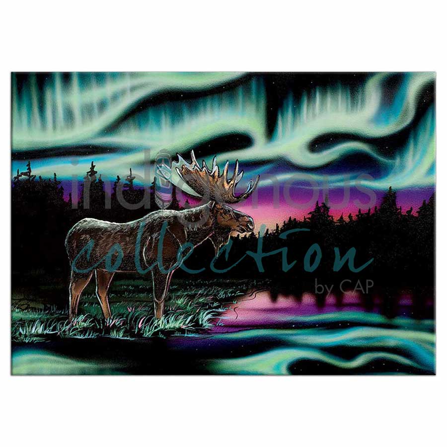 Sky Dance - King of the North Magnets by artist Amy Keller-Rempp
