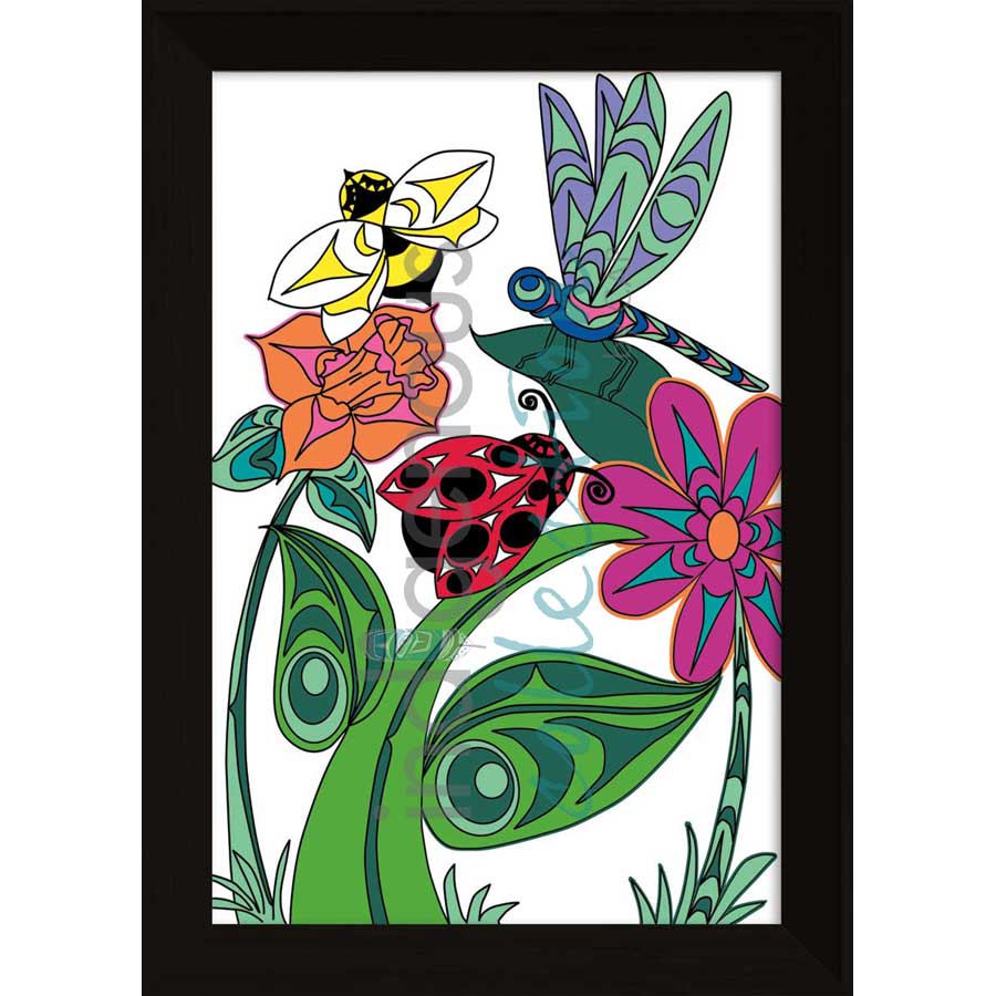 Nature by artist Angela Kimble - Coast Salish/Nuu-Chah-Nulth. Indigenous Collection