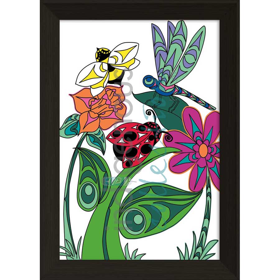 Nature by artist Angela Kimble - Coast Salish/Nuu-Chah-Nulth. Indigenous Collection